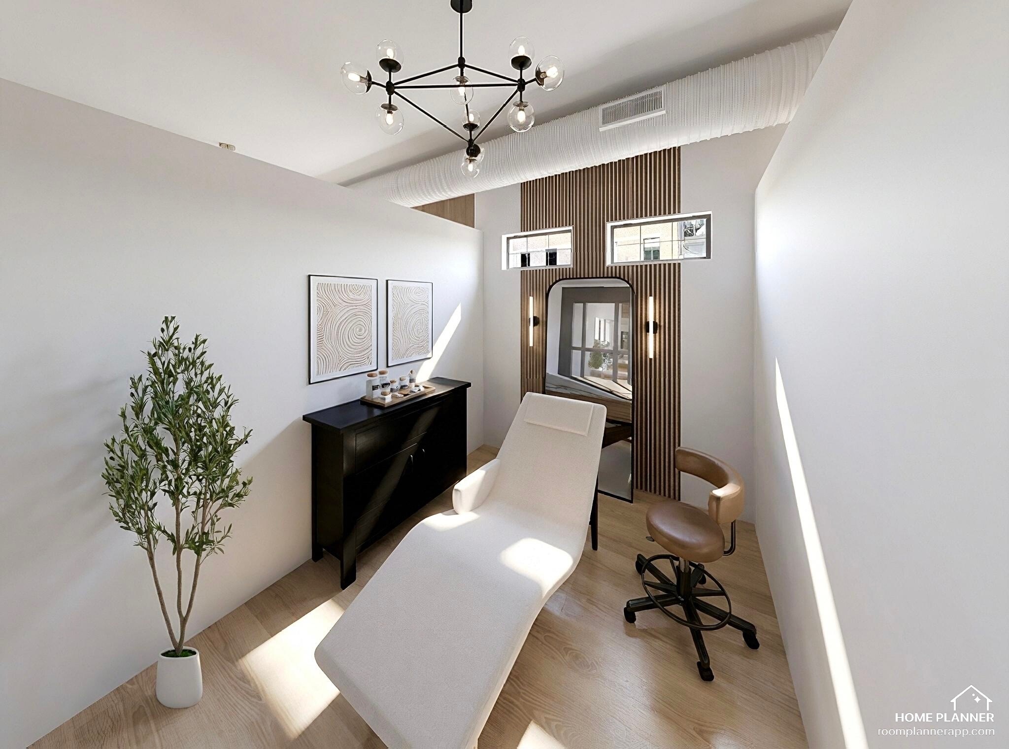 Private treatment suite rendering
