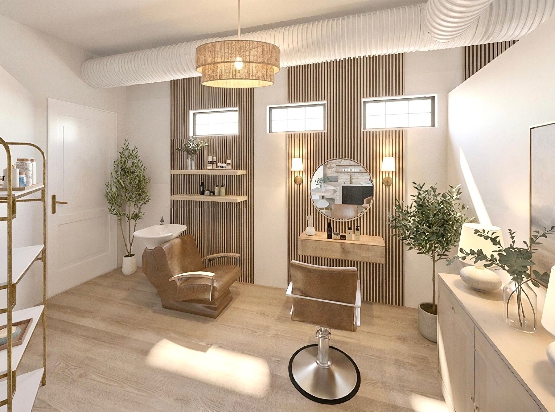 Conceptual private suite rendering